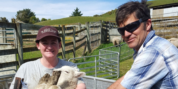 Hawke's Bay farmers Binks and Dave McCurdy. Photo / Supplied