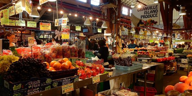 Granville Island Market.
