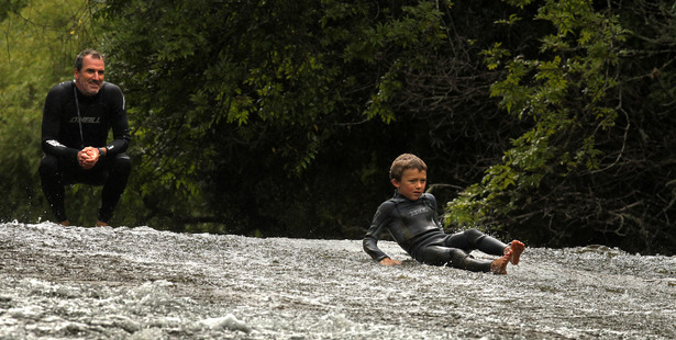 The Rere rockslide, south of Gisborne. Photo / File