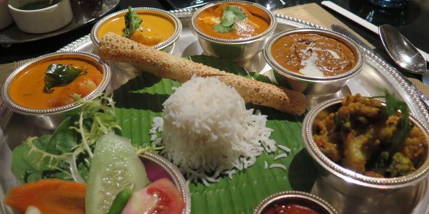 Food from Golden Peacock.