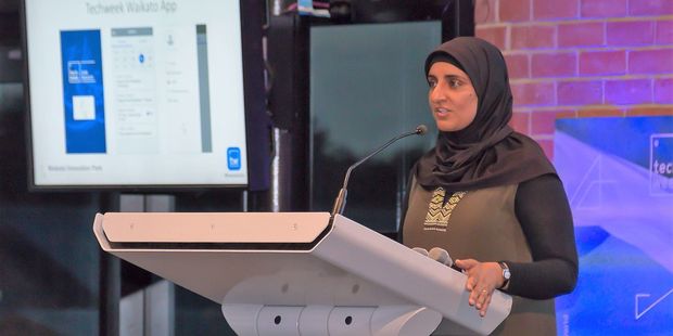 Waikato Techweek '18 project lead Jannat Maqbool. Photo / David Nixon