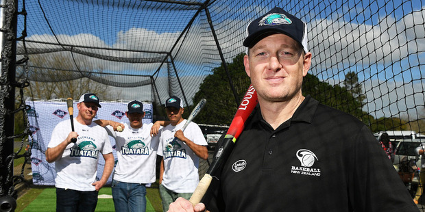 Baseball NZ CEO Ryan Flynn poses for a photo as the new Auckland Tuatara baseball team is announced. Photo / Photosport.co.nz