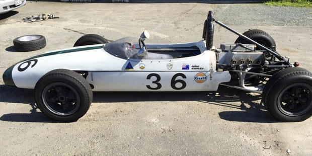 It is also believed Kiwi Formula One driver Denny Hulme drove the famous car before being passed onto racing legend Graham McRae. Photo / NZ Police