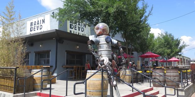 Deep Ellum district is hipster central.