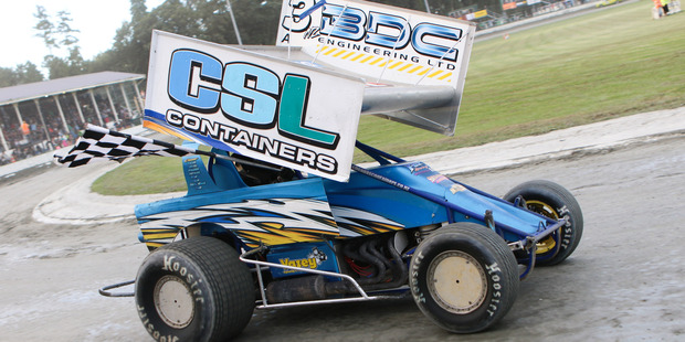 Jamie Fox won the Modified Championship at the Stratford Speedway last weekend.