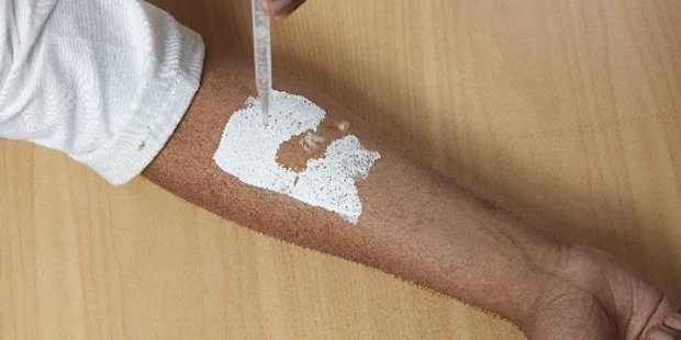 The in-demand beauty product activLayr dissolves into the skin when water is applied.