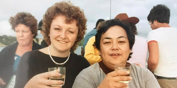 A Daily Post social gathering in the 1980s - Mata Mihinui (right). Photo / Supplied