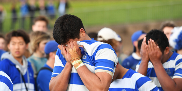 Dejected St Kents players. Photo / Photosport