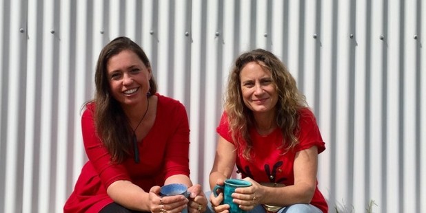 Anna van Riel and Kath Bee. Photo / Supplied