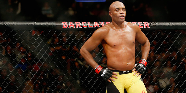 Anderson Silva holds the record for the longest title reign in the UFC. Photo / Getty Images