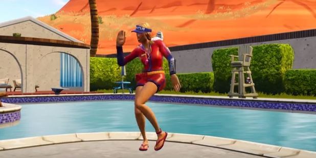 A dance in Fortnite has prompted legal action. Photo / Youtube