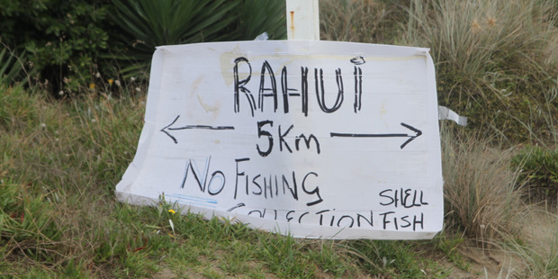NgaiTakoto has declared a rahui, banning fishing and taking shellfish, 5km north and south of Waipapakauri Ramp.