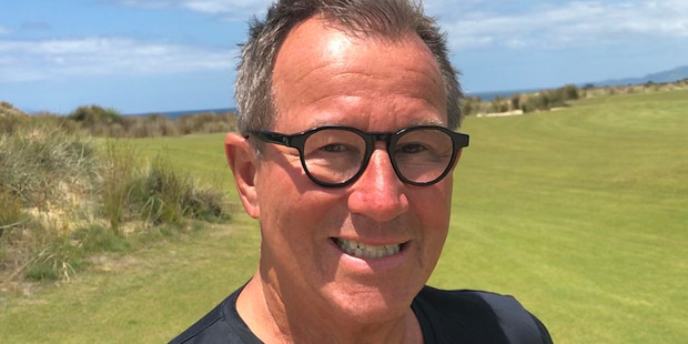Graham Wall, marketing the house.
