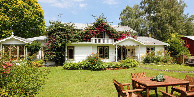 "Toad Hall" is the stunning main dwelling at Wildwoods Estate on Riverbank Rd in Whanganui.