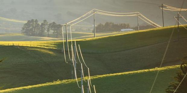 Water from irrigators came in contact with power lines, causing power outages and infrastructure damage. Photo / Alexia Johnston