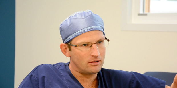 Waikato Hospital cardiothoracic surgeon Dr Paul Conaglen can now perform a single incision video-assisted lung surgery. Photo / Waikato DHB
