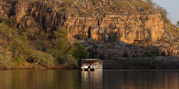 Cruising in the Katherine Gorge.