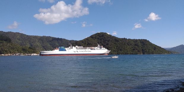 Interislander Ferry in Queen Charlotte Sound