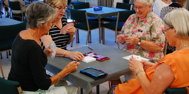 Playing bridge at the Taupo Bridge Club. Photos / Laurilee McMichael