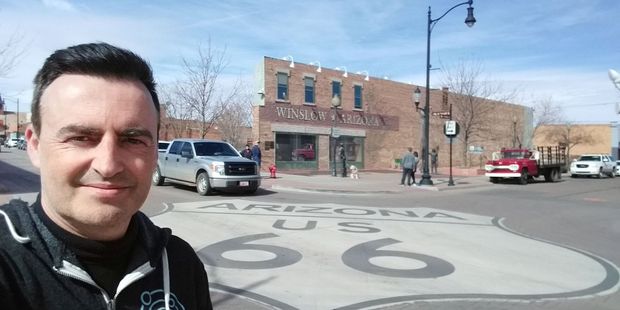 Mike Yardley on Route 66