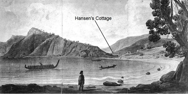 Thomas and Elizabeth Hansen's house.