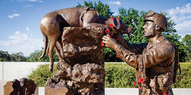 Australia War Memorial sculptures.