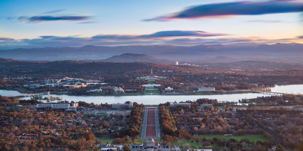 Mount Ainslie lookout views.