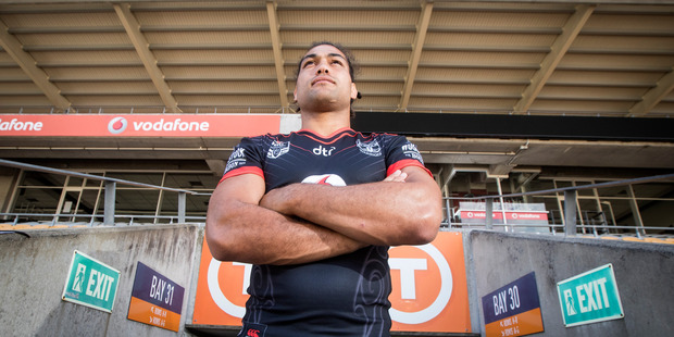 Vodafone Warriors' Panguru-born star Adam Blair. Photo / Supplied