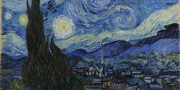Google's Art & Culture app lets you scroll through art by time, including seeing how Vincent Van Gogh's works went from gloomy to vivid. Image/MoMA