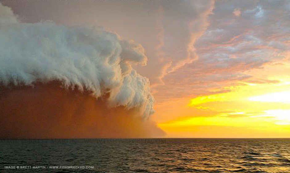 freakish dust storm sweeps over western australia